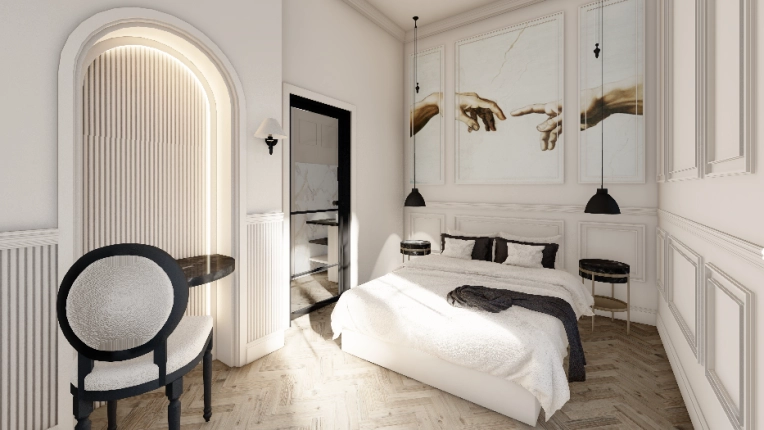 Hôtel, Chambre, Chic