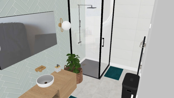 image of Contemporary and Bathroom 