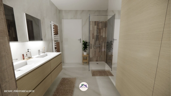 image of Contemporary and Bathroom 